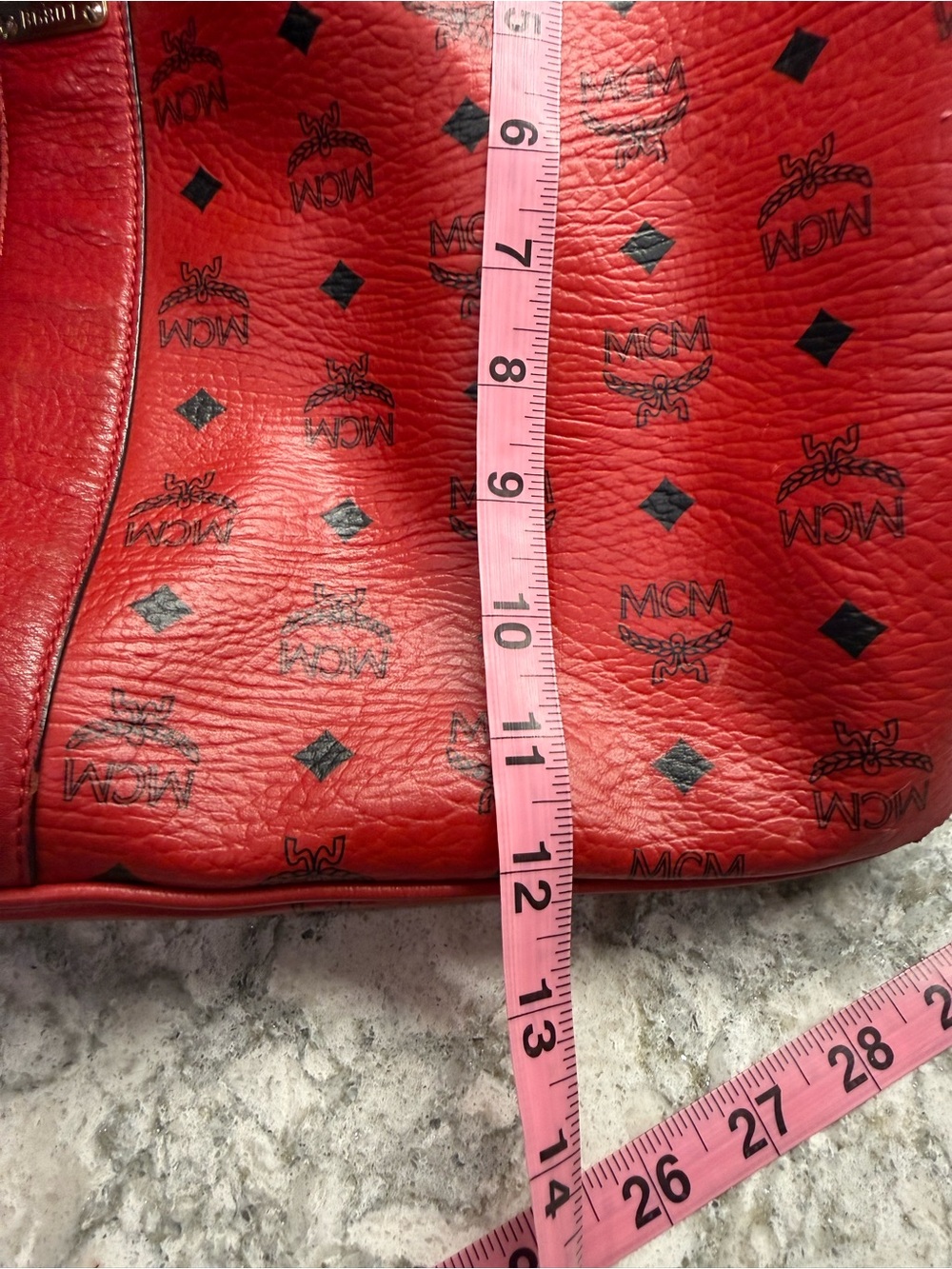 MCM Visetos Liz Reversible Shopper Tote - Picture 10 of 16